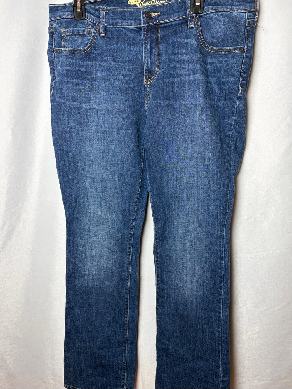 Old Navy Straight Leg Jeans - Classic Blue Wash